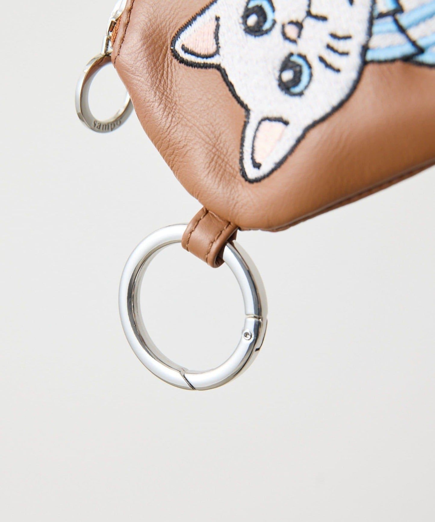 sampo×ear 刺繡 真皮 皮套
