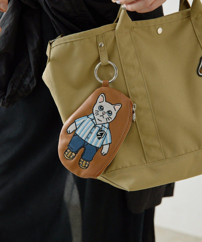 sampo×ear 刺繡 真皮 皮套