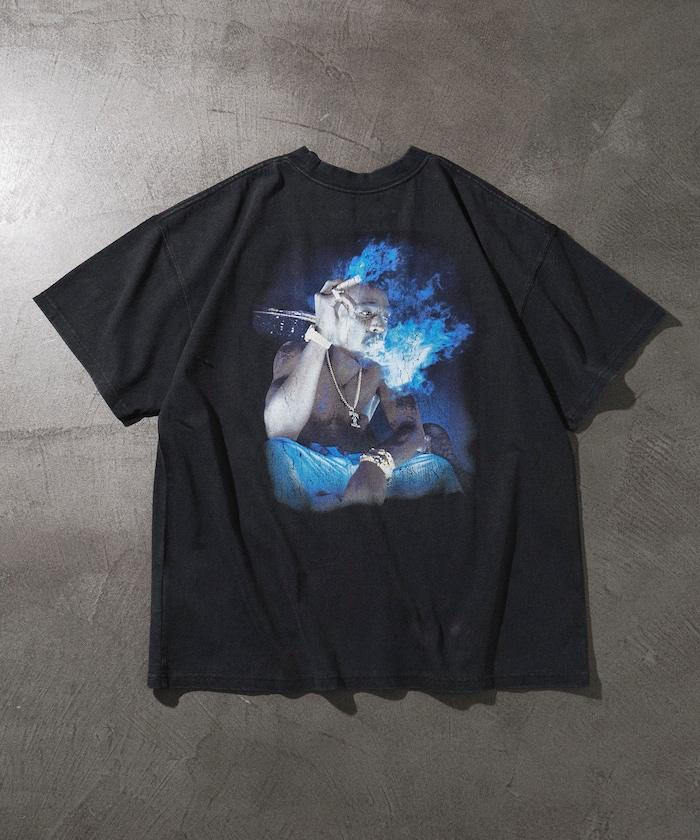 【EXCLUSIVE】 2pac S/S Tee 背面印花 T恤