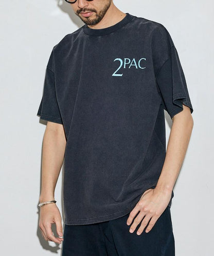 【EXCLUSIVE】 2pac S/S Tee 背面印花 T恤