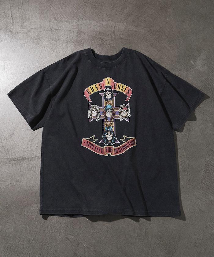 GUNS N ROSES 前幅印花 圓領 T恤