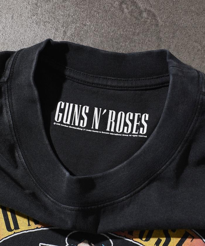 GUNS N ROSES 前幅印花 圓領 T恤