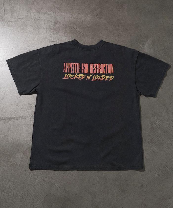 GUNS N ROSES 前幅印花 圓領 T恤
