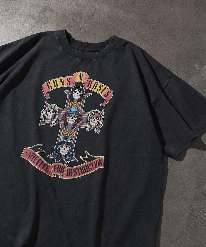GUNS N ROSES 前幅印花 圓領 T恤