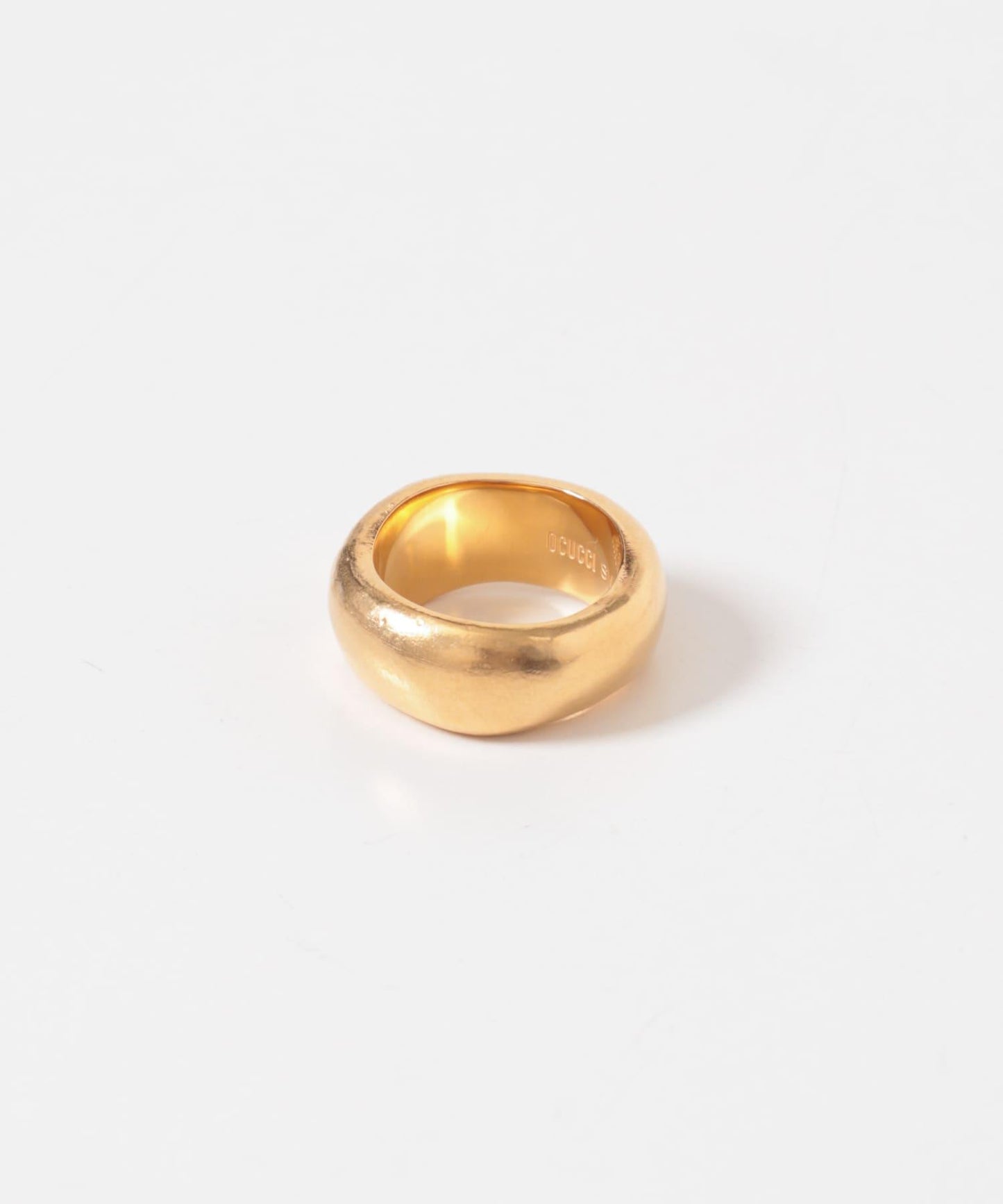 寬版設計 OCUCCI jewelry WIDE RING-GP 戒指