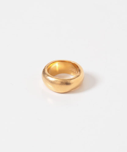 寬版設計 OCUCCI jewelry WIDE RING-GP 戒指