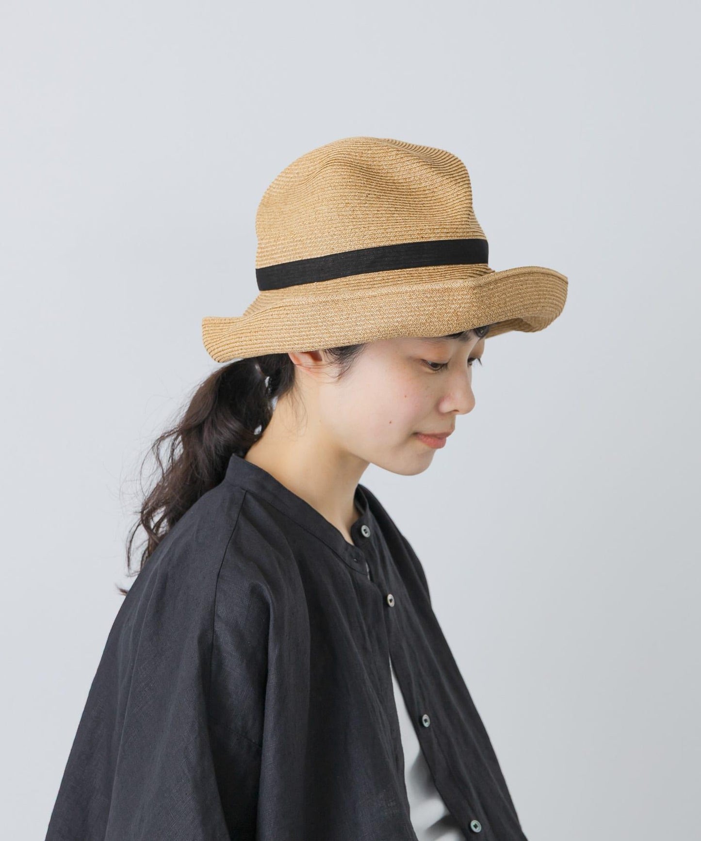 mature ha. BOXED HAT 11CM RIBBON 帽子