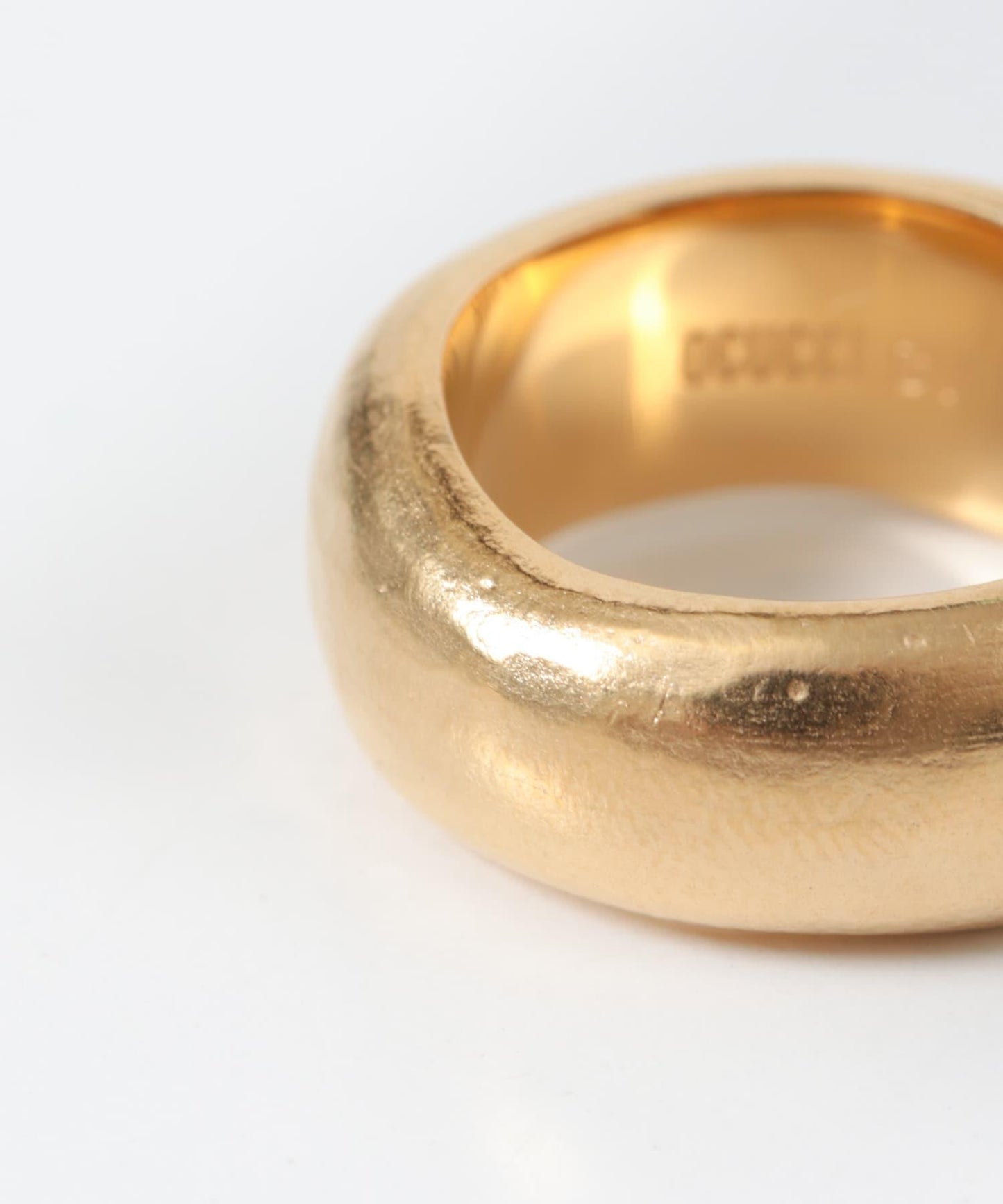 寬版設計 OCUCCI jewelry WIDE RING-GP 戒指
