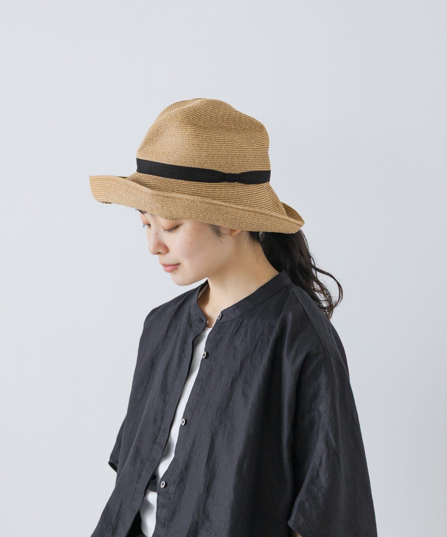 mature ha. BOXED HAT 11CM RIBBON 帽子