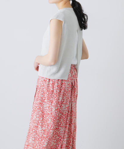 unfil FRENCH LINEN KNIT 背心