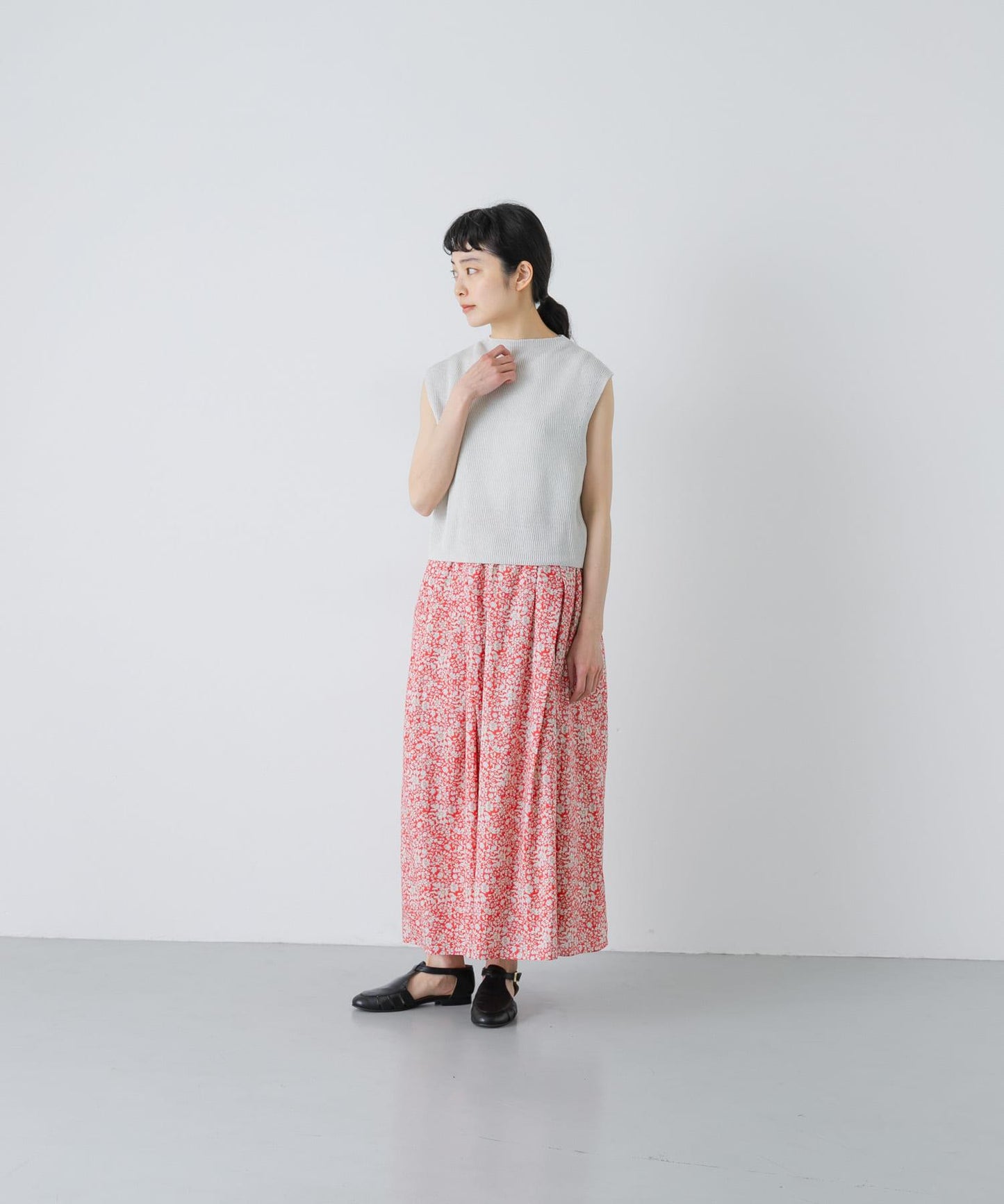 unfil FRENCH LINEN KNIT 背心