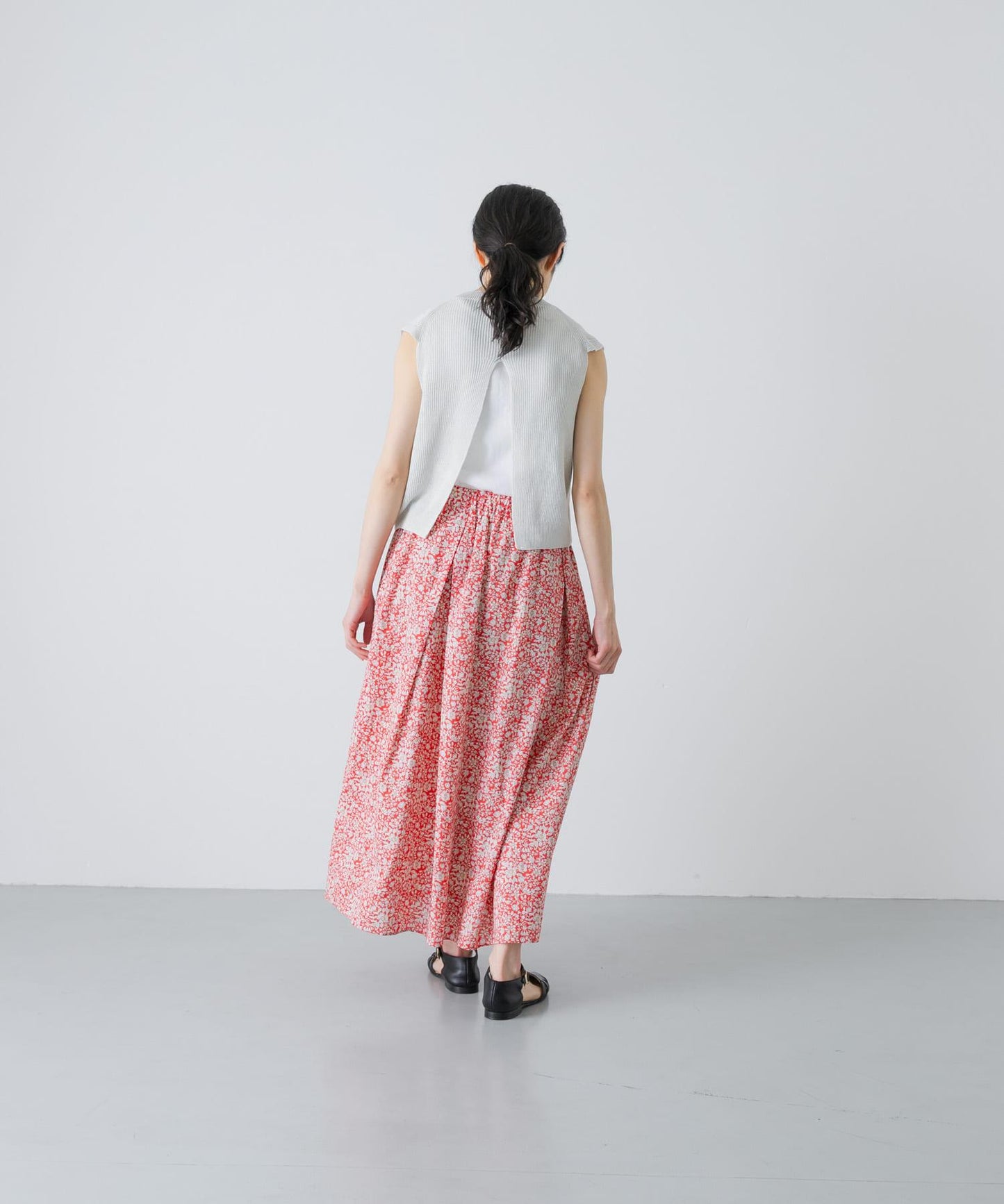 unfil FRENCH LINEN KNIT 背心