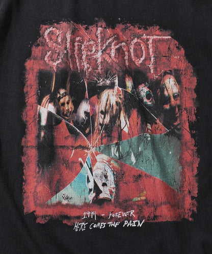 EXCLUSIVE 復古風 Slipknot 背面印花 T恤