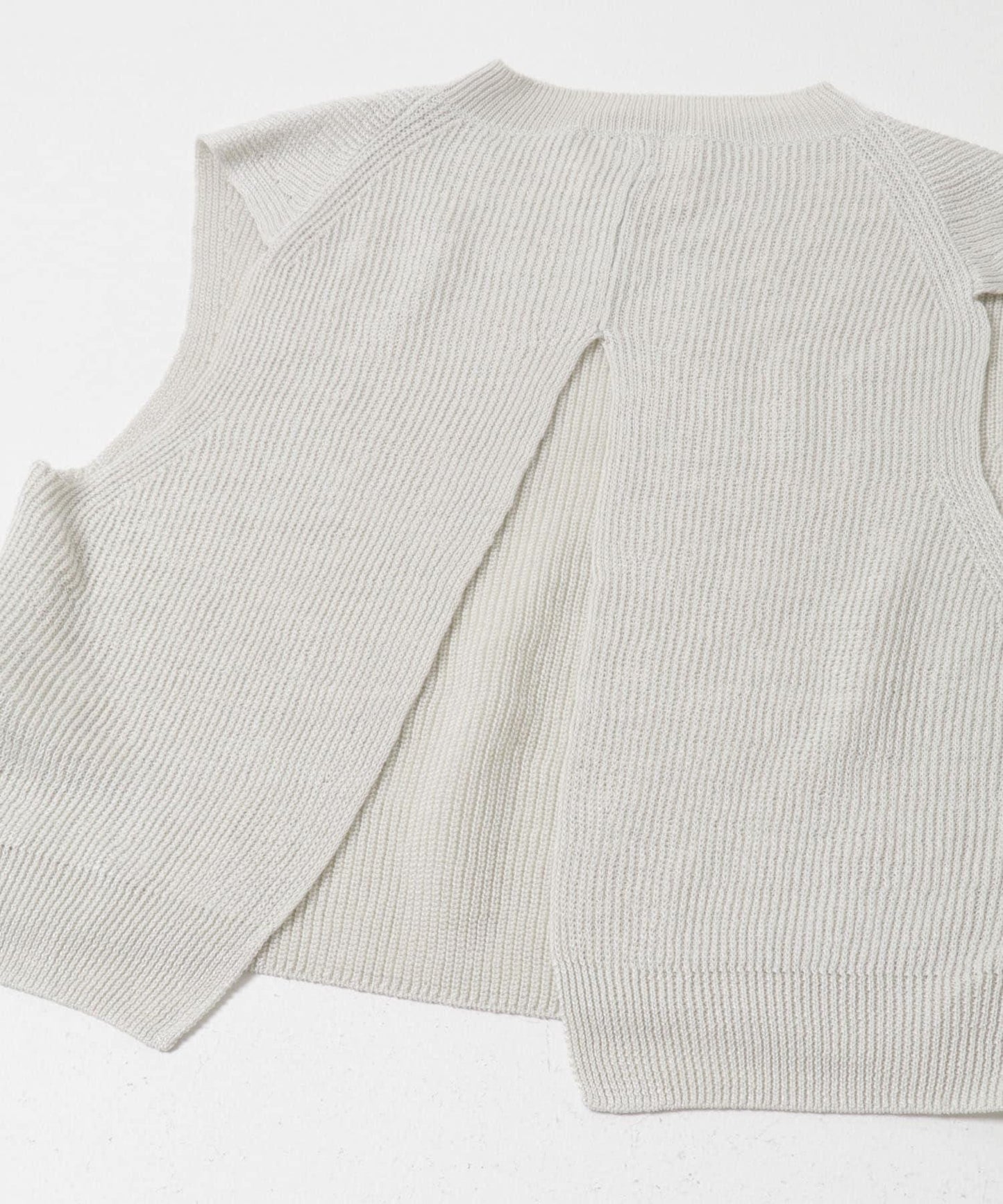 unfil FRENCH LINEN KNIT 背心