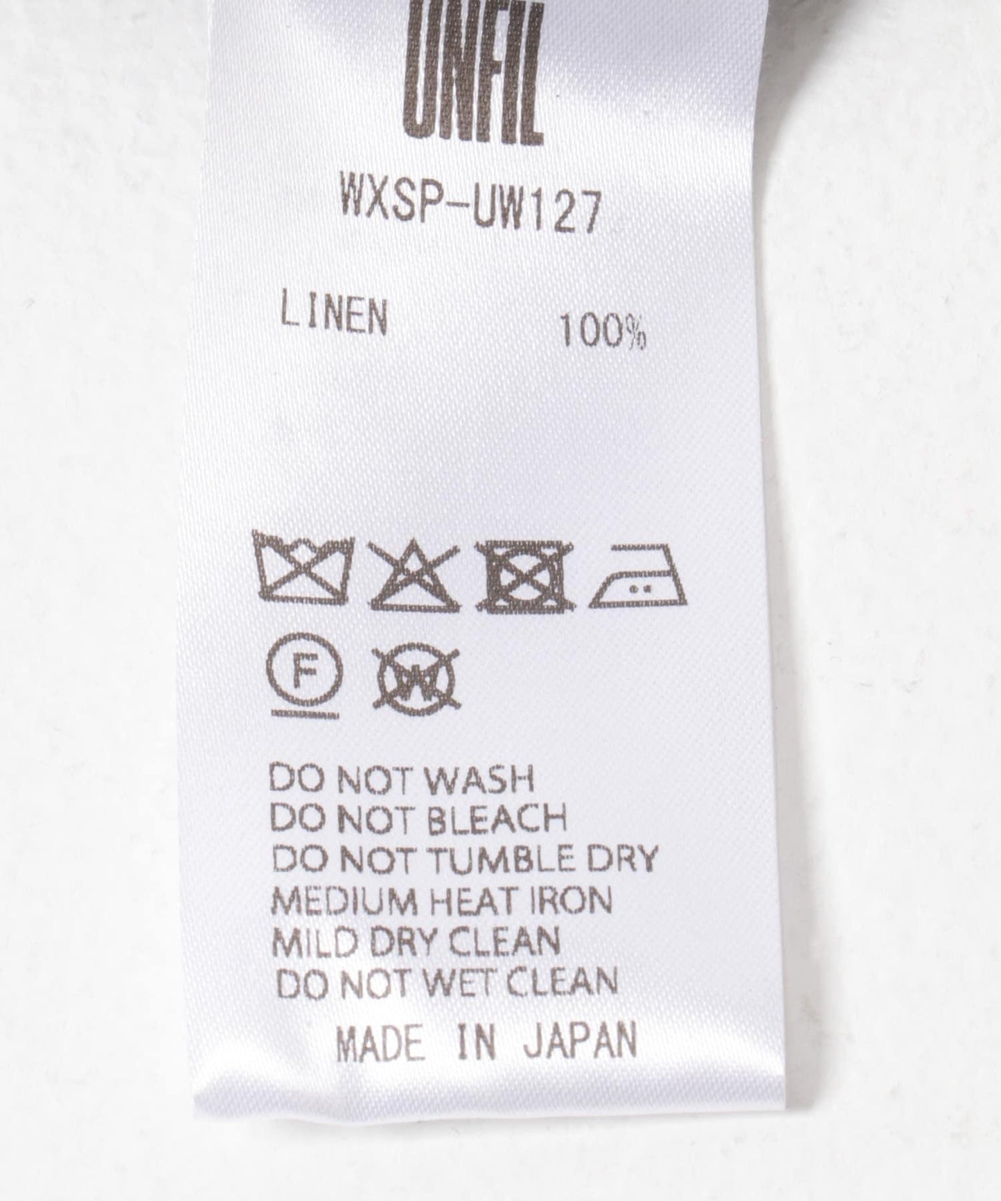 unfil FRENCH LINEN KNIT 背心
