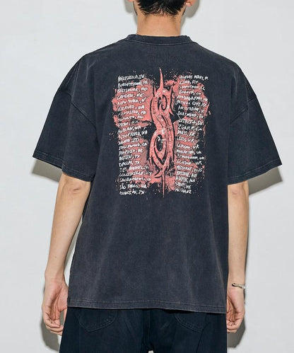 EXCLUSIVE 復古風 Slipknot 背面印花 T恤