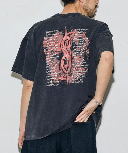 EXCLUSIVE 復古風 Slipknot 背面印花 T恤