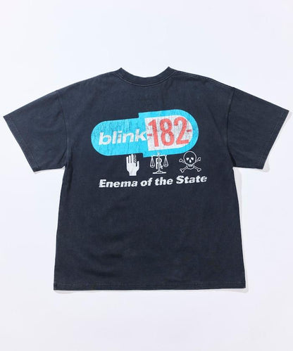BLINK182 字母印花 圓領 短袖T恤