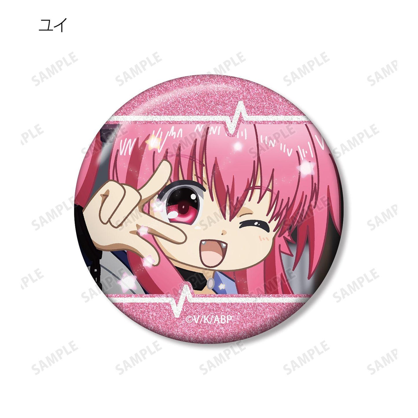 Angel Beats!（天使的心跳） 鬆弛漫畫閃粉系列 12個裝 徽章 完整BOX