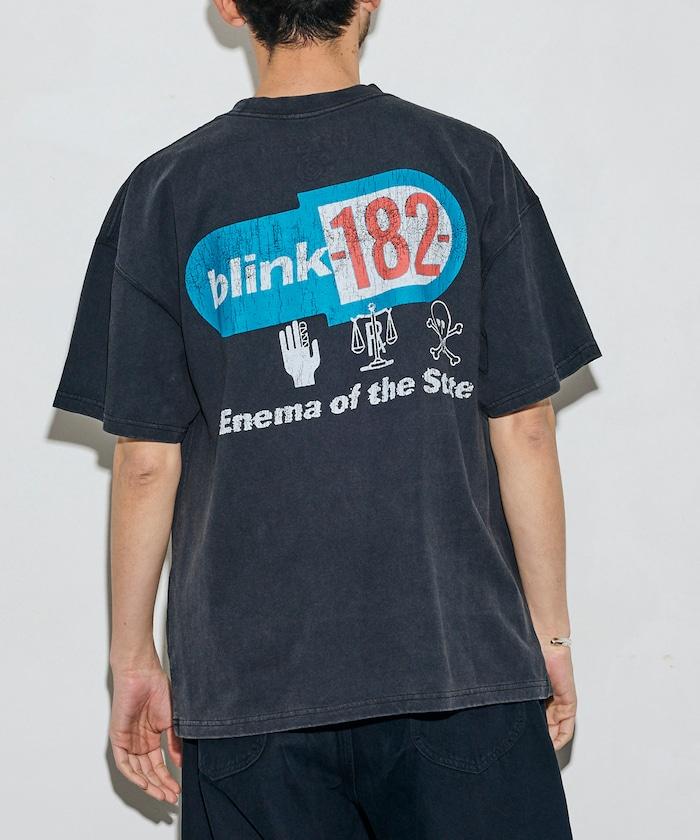 BLINK182 字母印花 圓領 短袖T恤