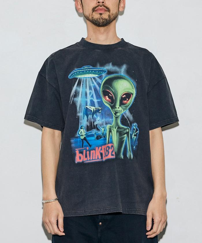 【EXCLUSIVE】 BLINK182 alien print Tee 圓領 外星人印花 T恤