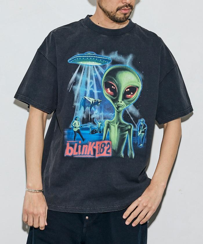 【EXCLUSIVE】 BLINK182 alien print Tee 圓領 外星人印花 T恤