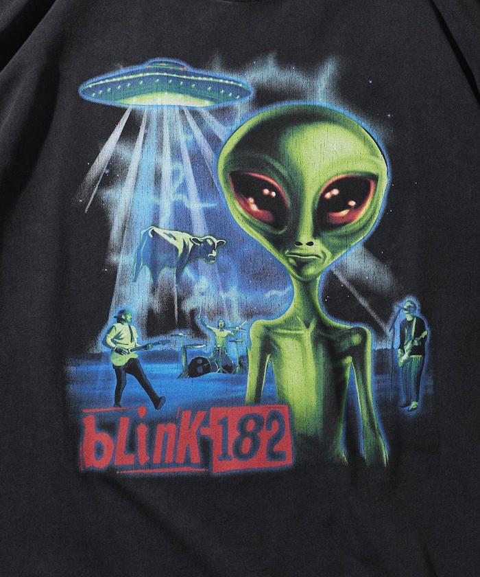 【EXCLUSIVE】 BLINK182 alien print Tee 圓領 外星人印花 T恤