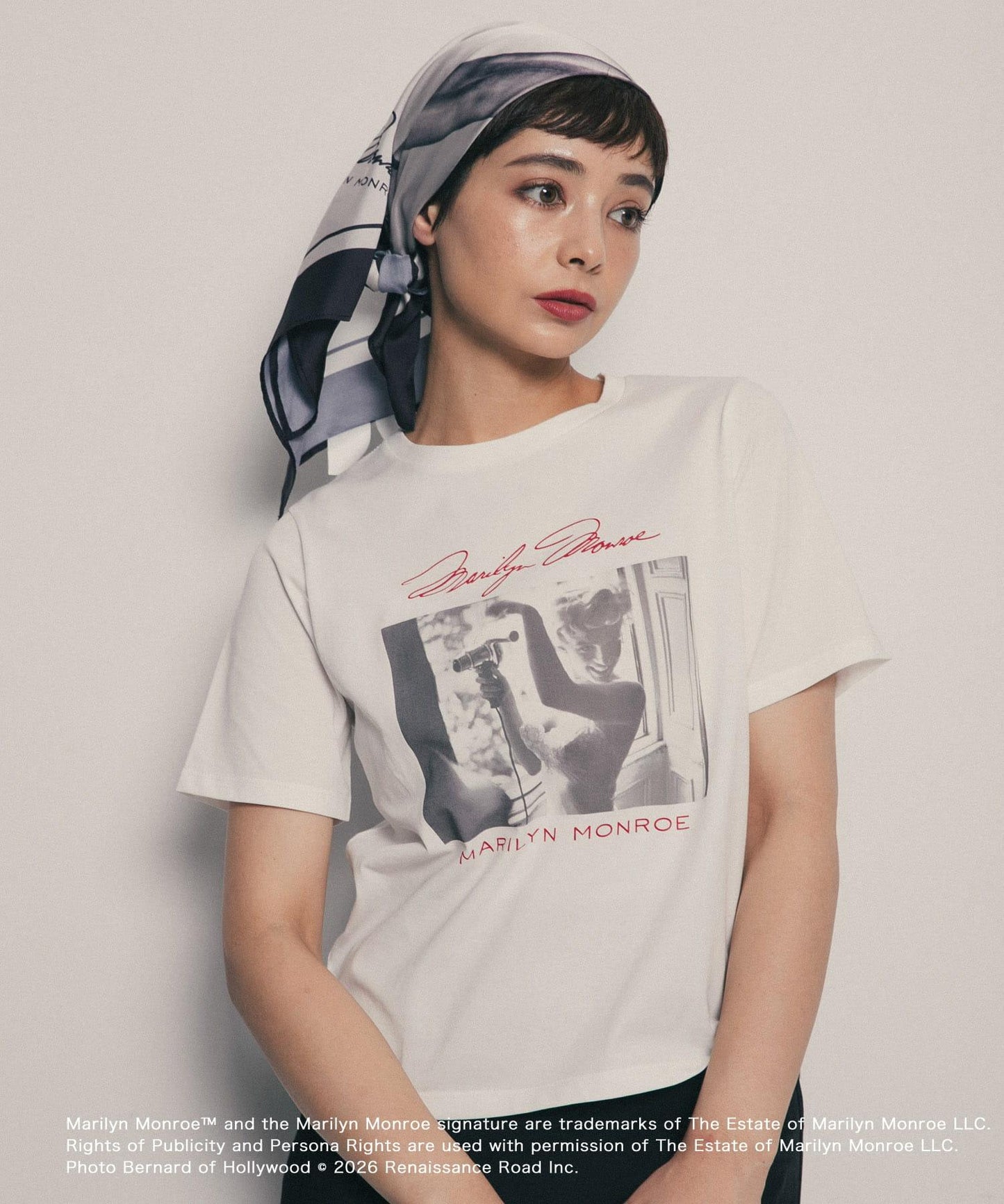 MARILYNMONROE×SENSE OF PLACE  印花絲巾