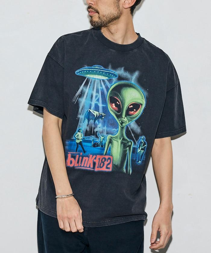 【EXCLUSIVE】 BLINK182 alien print Tee 圓領 外星人印花 T恤