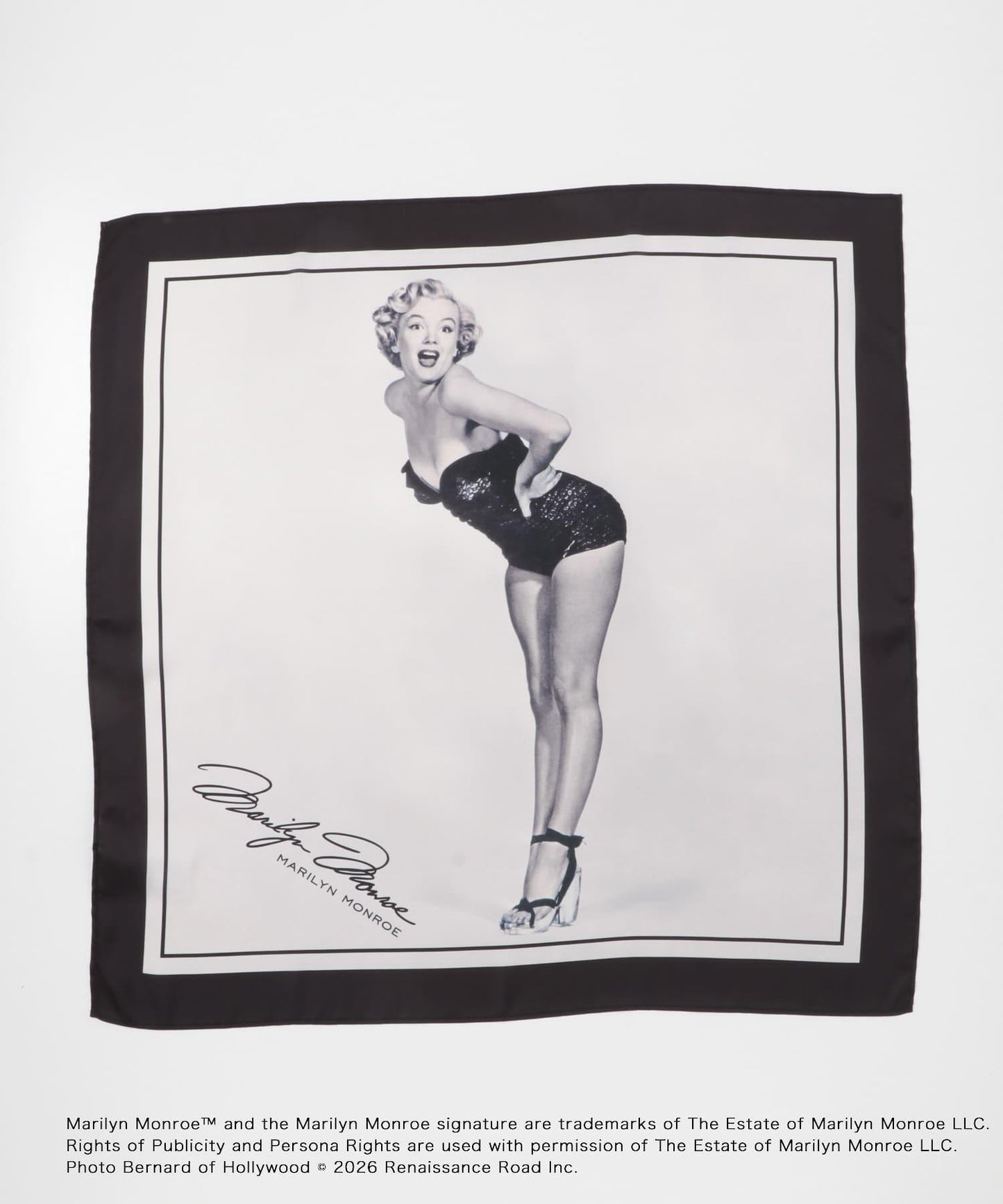 MARILYNMONROE×SENSE OF PLACE  印花絲巾