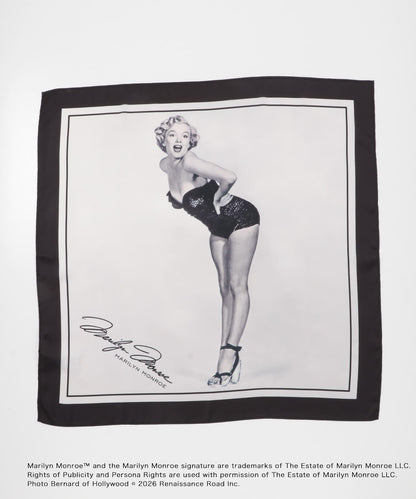 MARILYNMONROE×SENSE OF PLACE  印花絲巾