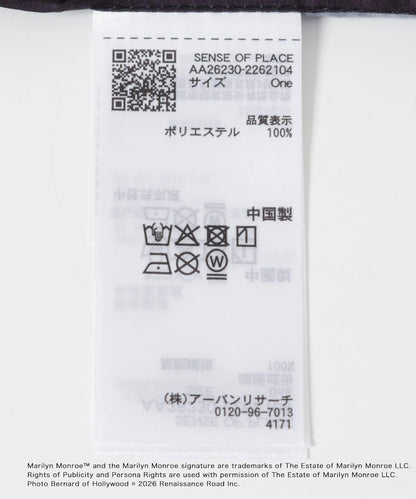 MARILYNMONROE×SENSE OF PLACE  印花絲巾