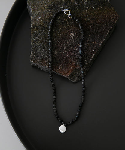 SMELLY so’ blackLabradoritenecklace 項鍊