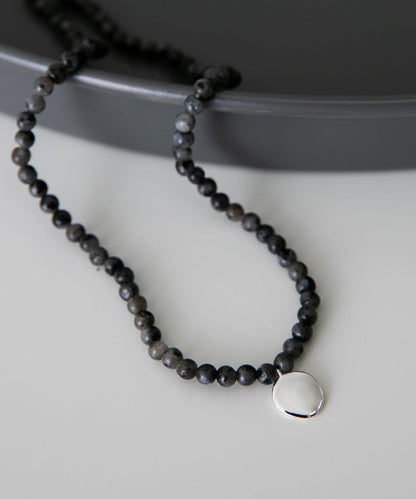 SMELLY so’ blackLabradoritenecklace 項鍊