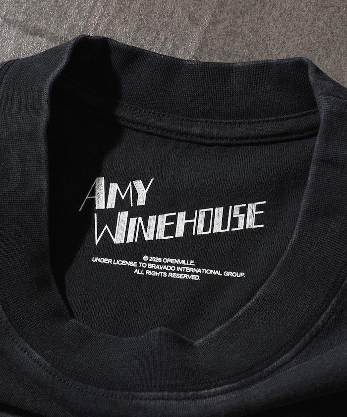 EXCLUSIVE Amy Winehouse エイミー・ワインハウス 圖案圓領T恤