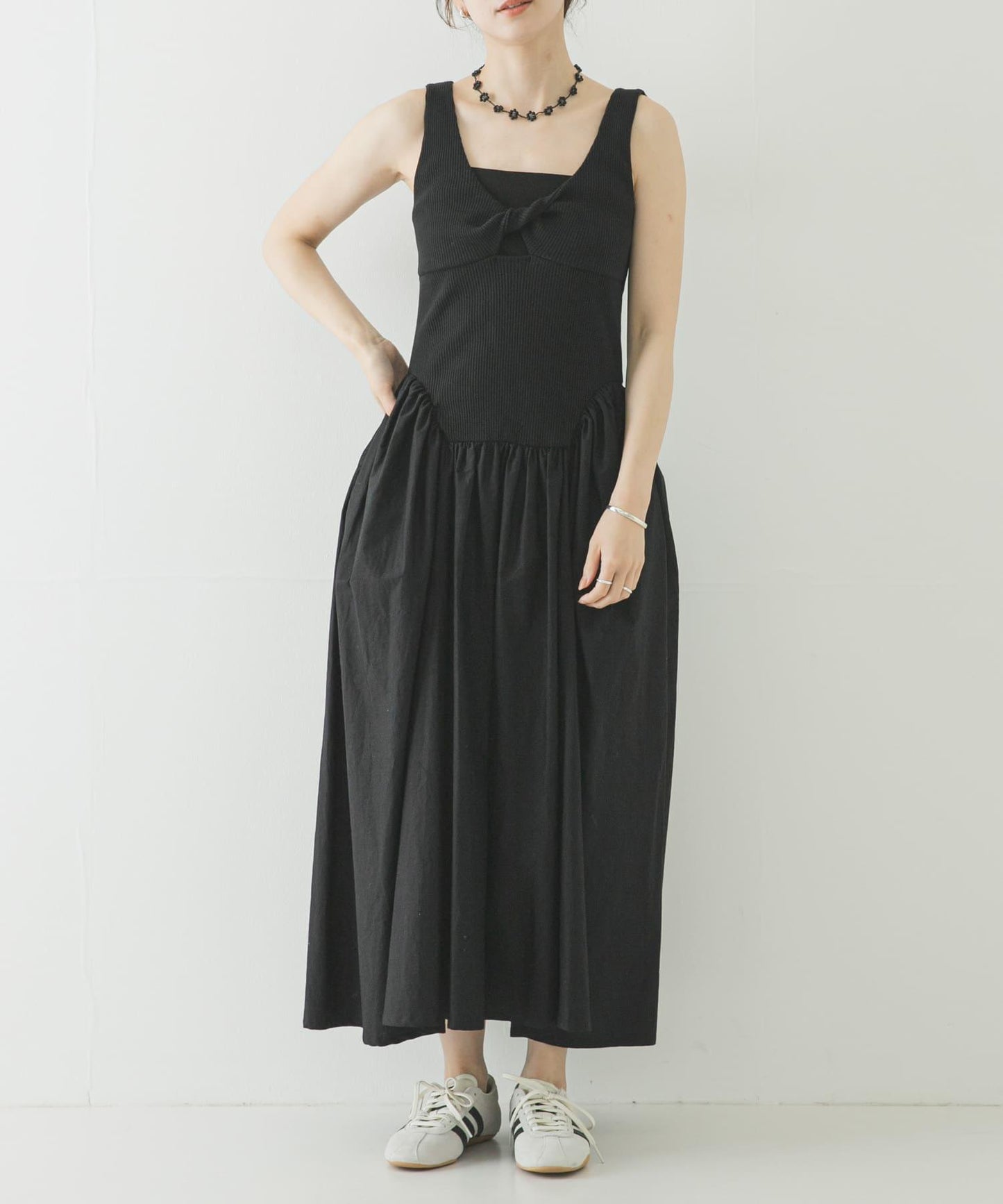 ESTHE RIB POPLIN 連衣裙