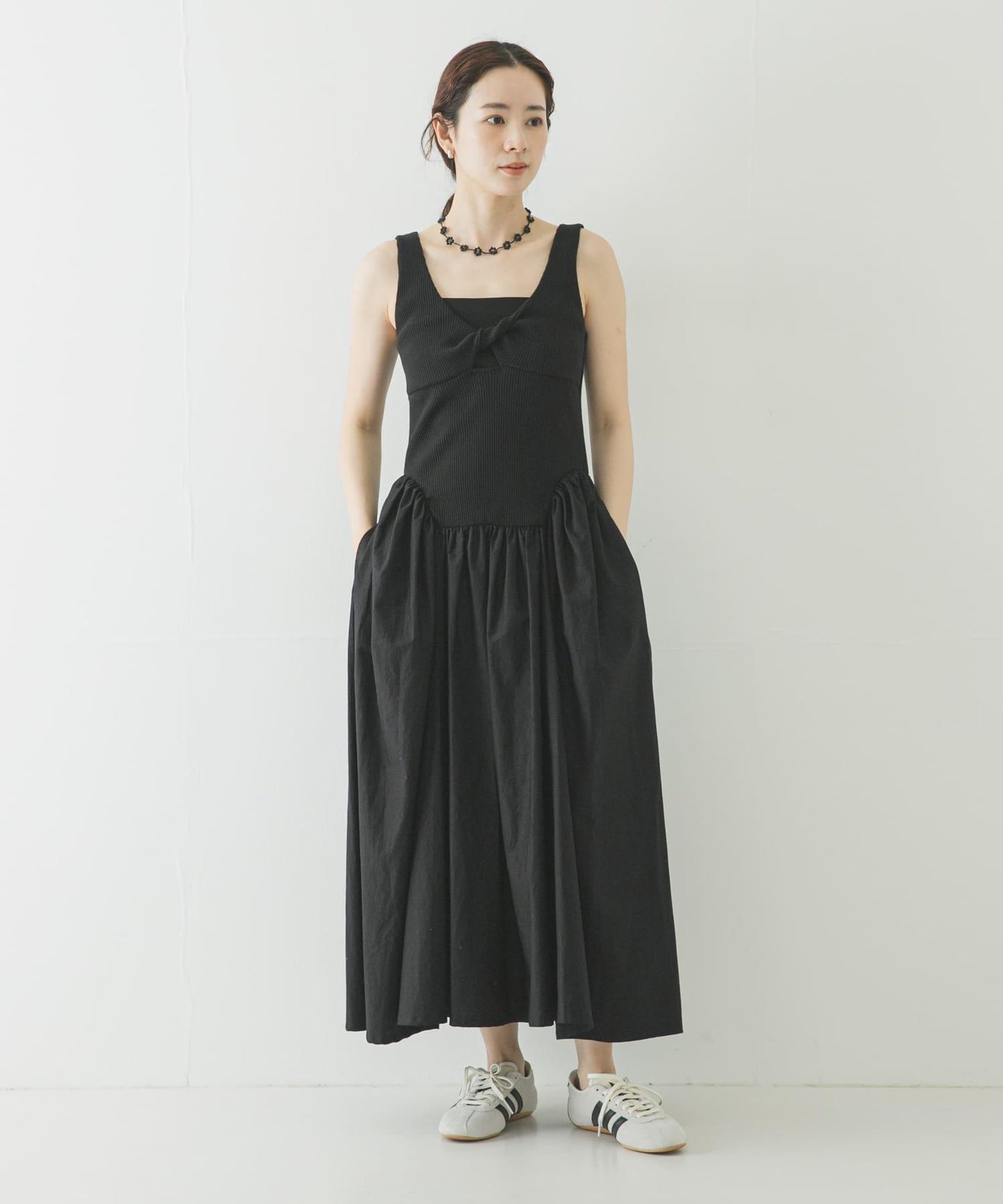 ESTHE RIB POPLIN 連衣裙