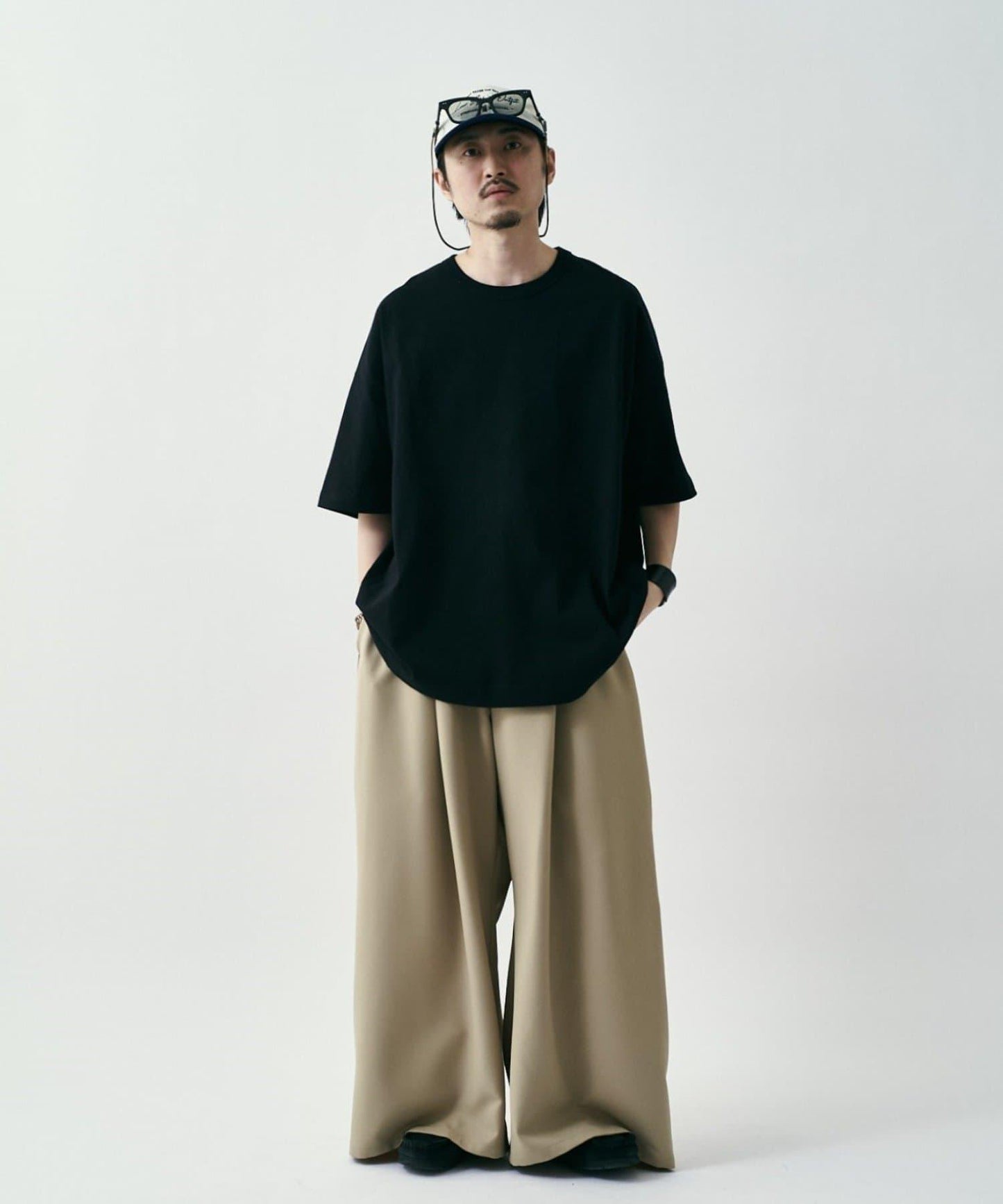 基礎款 寬鬆闊腿 西裝褲