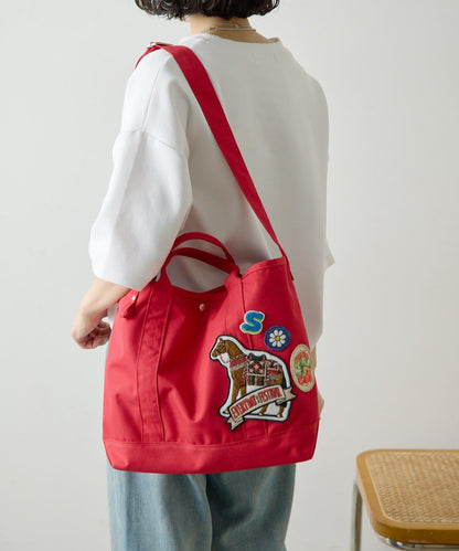 sampo×ear 聯名 聚酯帆布 A4尺寸托特包