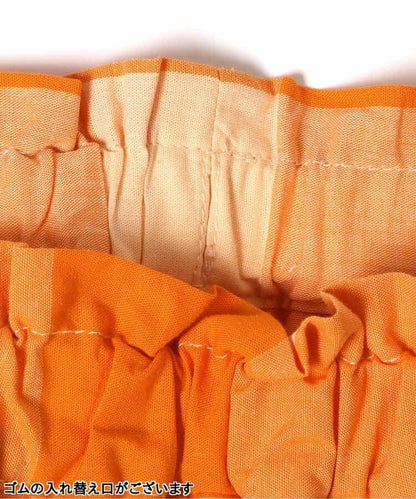 リンク 拼色刺繡休閒短褲