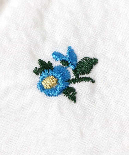 リンク 拼色刺繡休閒短褲