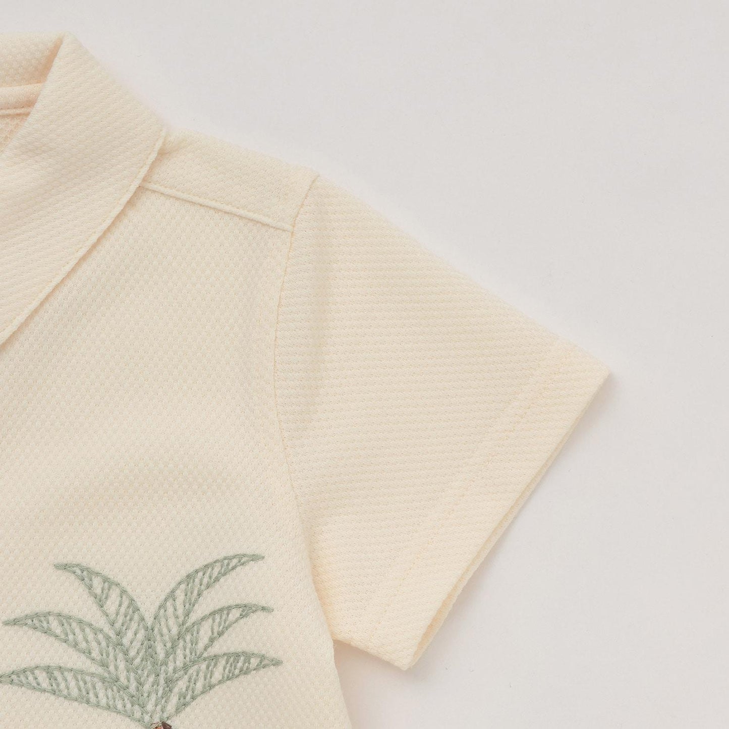 動物刺繡 針織襯衫