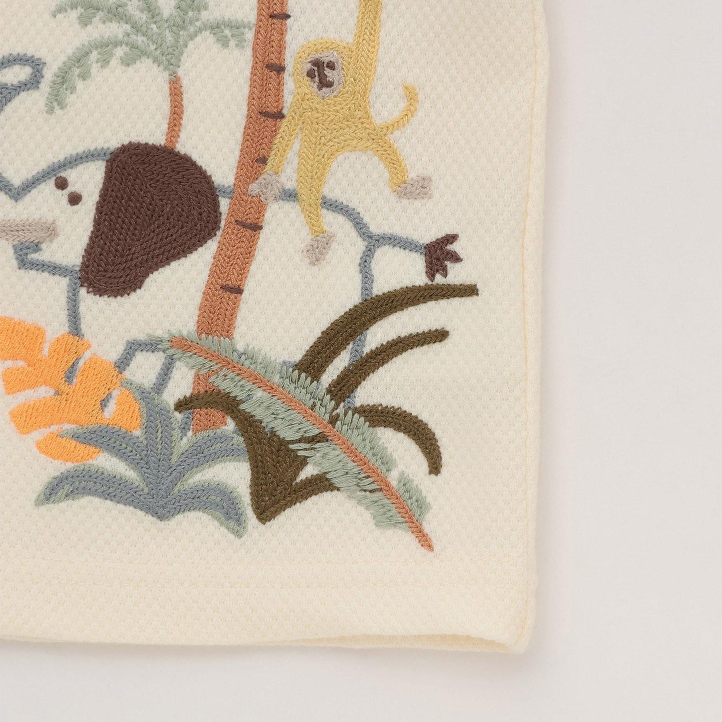 動物刺繡 針織襯衫