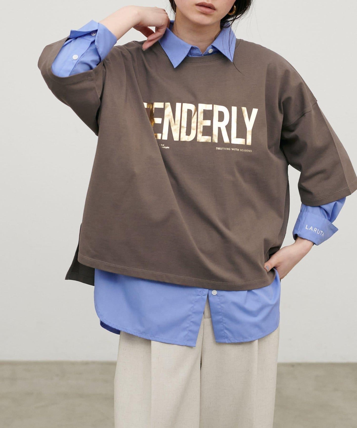 可持續企劃 TENDERLY logo設計 T恤