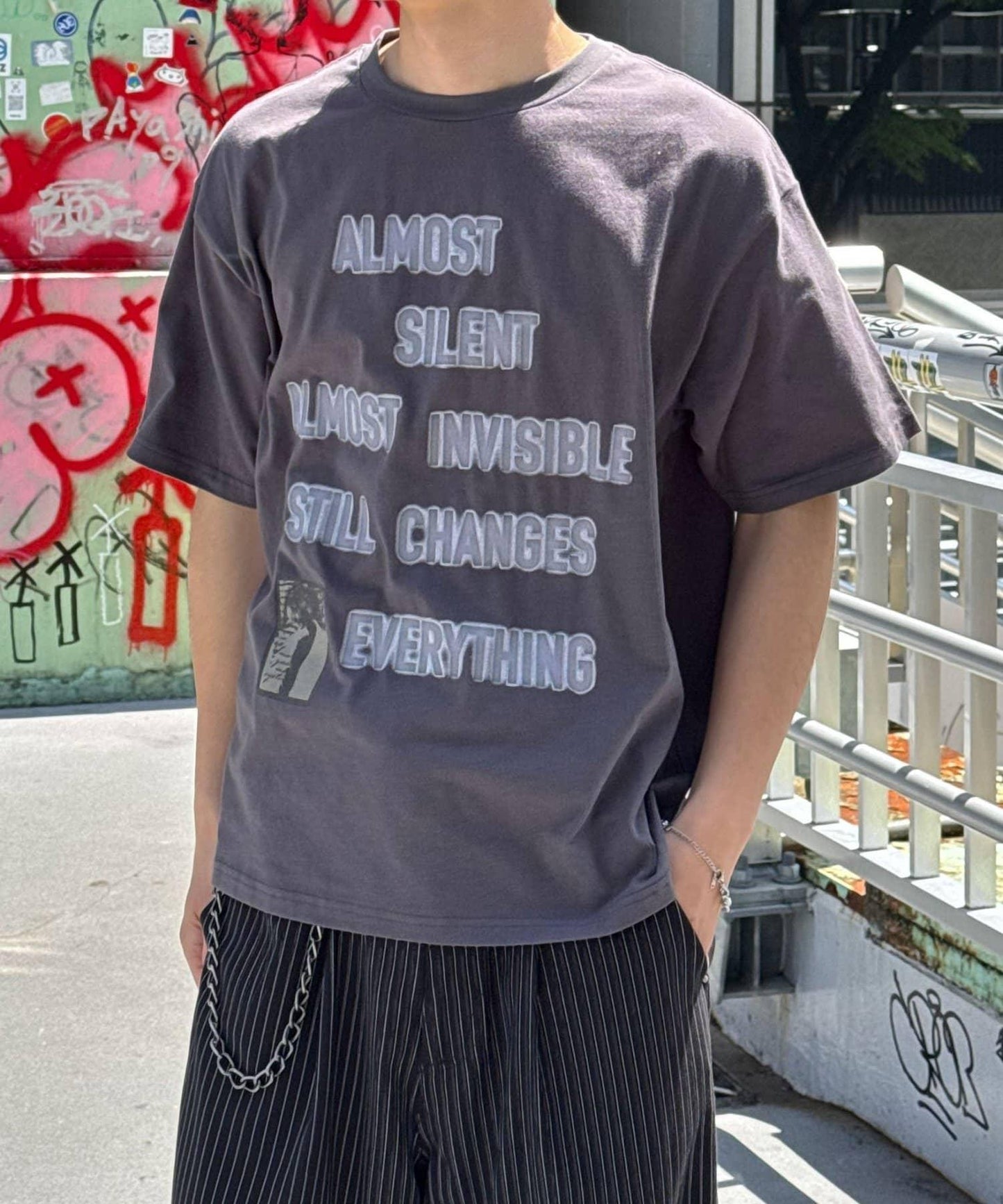 照片圖案印花T恤