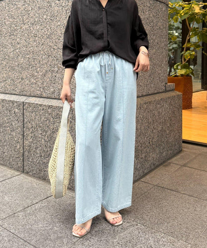 小紐扣紗布襯衫