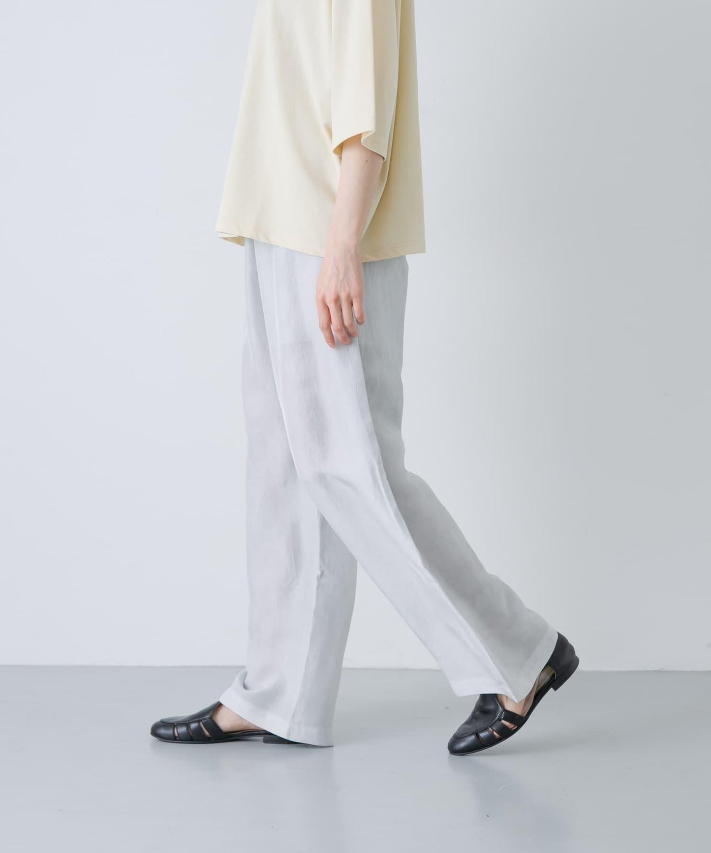 enrica SILK HABUTAE 面料 褲子