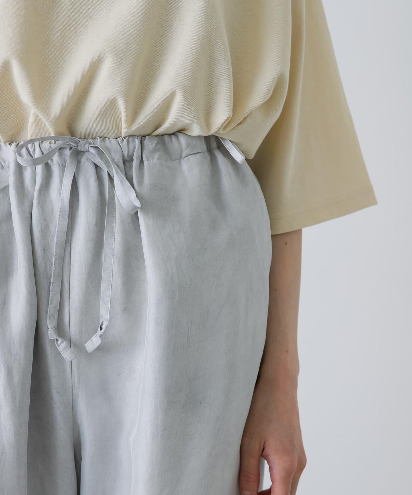 enrica SILK HABUTAE 面料 褲子