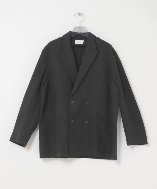new basic SILK LINEN 雙層襯衫夾克