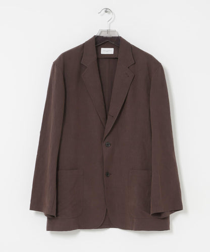 new basic SILK LINEN SINGLE SHIRTS JACKET 襯衫夾克